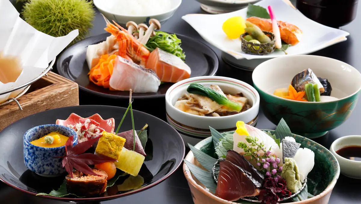 Traditional Kyoto Kaiseki Cuisine Image